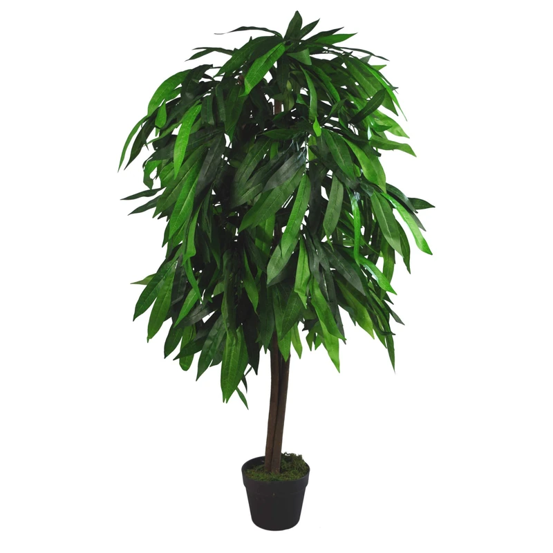Leaf Design UK Artificial Mango Plant/Tree, 120cm