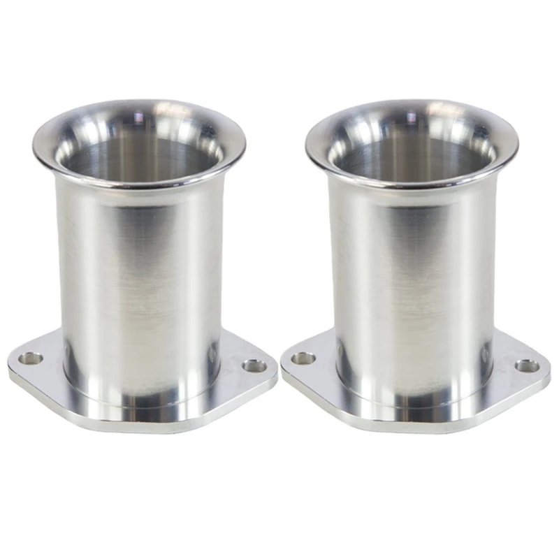 Ramair Filters BOT-40-60-2PK Weber DCOE 40 mm Bolt on Velocity Stack Carb Trumpet, 60 mm, Set of 2