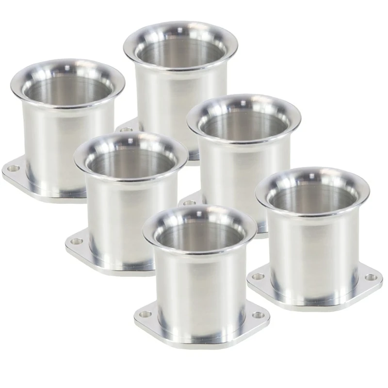 Ramair Filters BOT-45-48-6PK Weber DCOE 45 mm Bolt on Velocity Stack Carb Trumpet, 48 mm, Set of 6