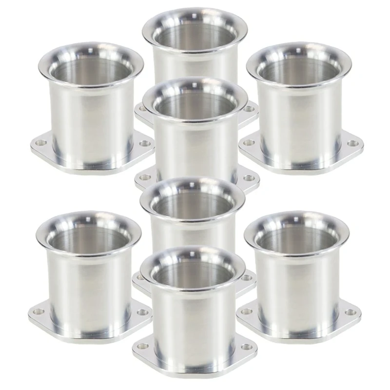 Ramair Filters BOT-40-50-8PK Weber DCOE 40 mm Bolt on Velocity Stack Carb Trumpet, 50 mm, Set of 8