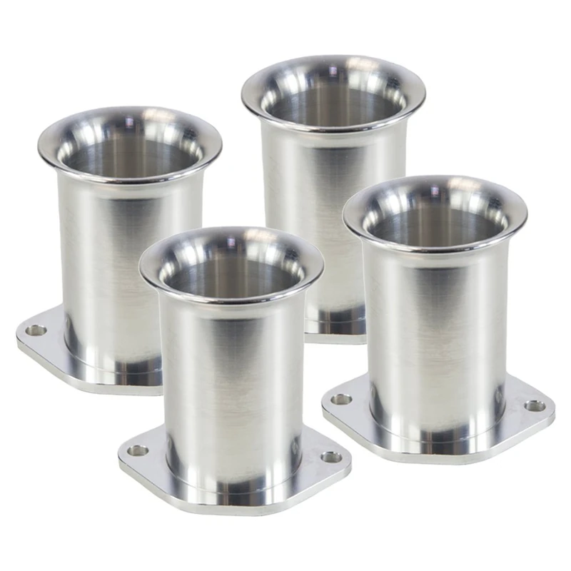 Ramair Filters BOT-45-60-4PK Weber DCOE 45 mm Bolt on Velocity Stack Carb Trumpet, 60 mm, Set of 4