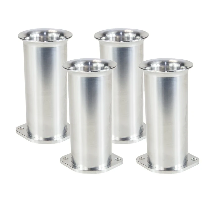 Ramair Filters BOT-45-100-4PK Weber DCOE 45 mm Bolt on Velocity Stack Carb Trumpet, 100 mm, Set of 4