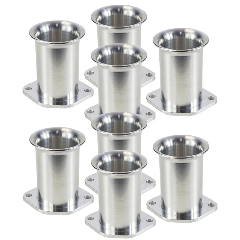 Ramair Filters BOT-40-60-8PK Weber DCOE 40 mm Bolt on Velocity Stack Carb Trumpet, 60 mm, Set of 8