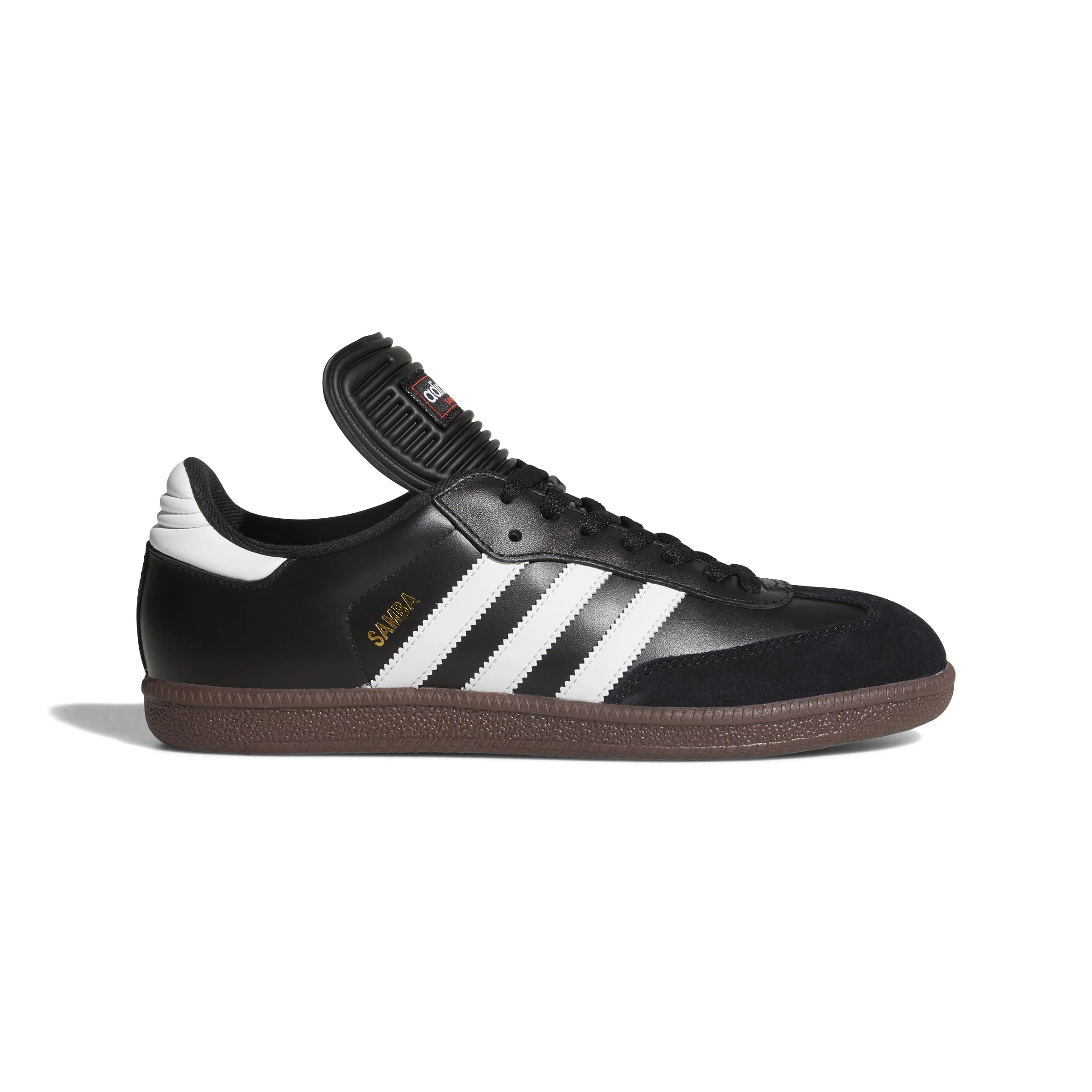 adidas Men's Samba Leather Shoes Soccer, Black/White/Black, 11.5 UK