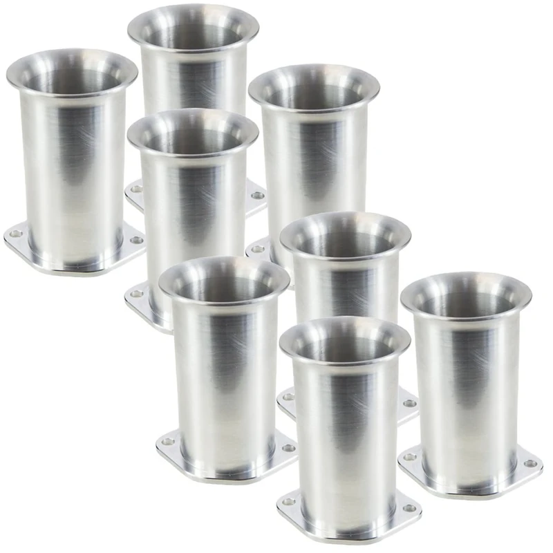 Ramair Filters BOT-40-75-8PK Weber DCOE 40 mm Bolt on Velocity Stack Carb Trumpet, 75 mm, Set of 8