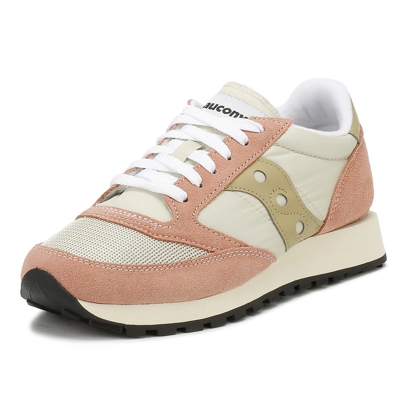 Saucony Women's Jazz Original Vintage Trainers, Pink Tan Mut Clay 31, 4 UK