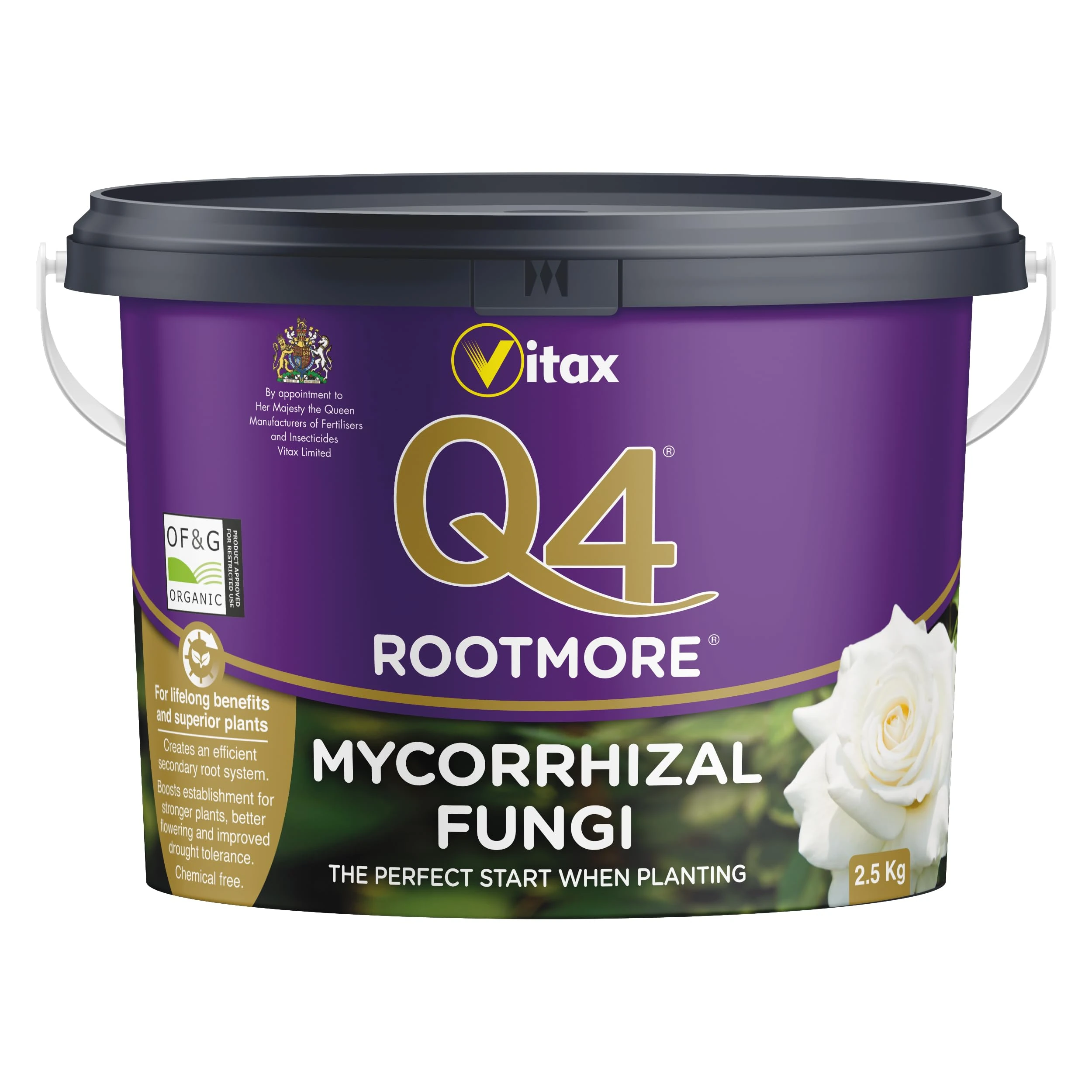 Mycorrhizal Fungi Q4 Rootmore, 2.5kg Tub