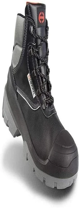 Heckel 6391348 XXL Alpha PRO Safety Boots, Size 48 Work Shoes, Black