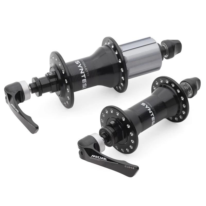 Miche Primato Syntesi Road Hubs, Black, 32H/32H, CA Freehub