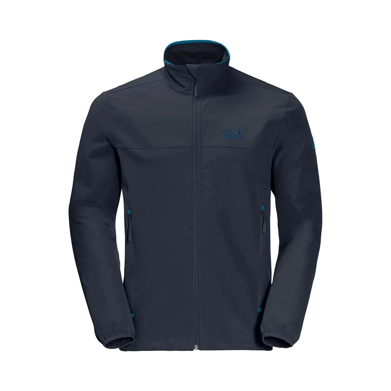 Jack Wolfskin Men Crestview Softshell Jacket - Night Blue, 2X-Large