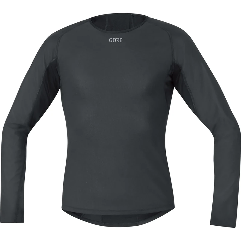GOREWEAR M GORE® WINDSTOPPER® Base Layer Thermo Long Sleeve Shirt, Black, XXL