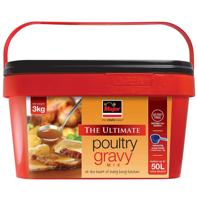 Major Gluten Free Poultry Gravy Mix - 1x3kg