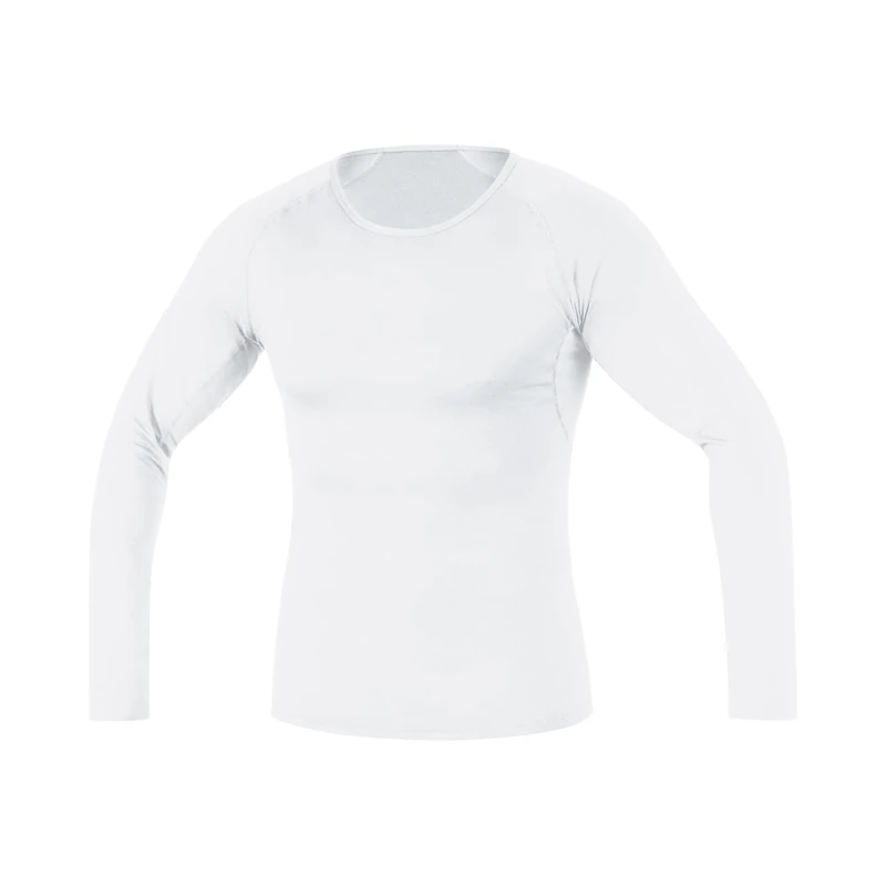 GORE WEAR Mens M Base Layer Thermo Long Sleeve Shirt, White, L EU