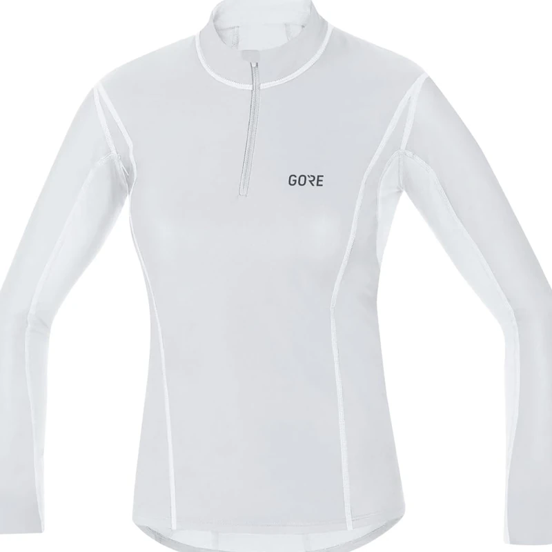 GOREWEAR M Women GORE® WINDSTOPPER® Base Layer Thermo Turtleneck, Light Grey/White, 42