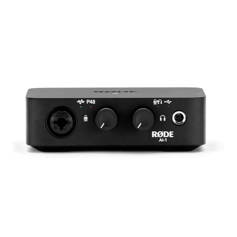RØDE AI-1 Studio-grade Single-channel USB Audio Interface with Neutrik Combi-jack for Music Production, Streaming and Podcasting