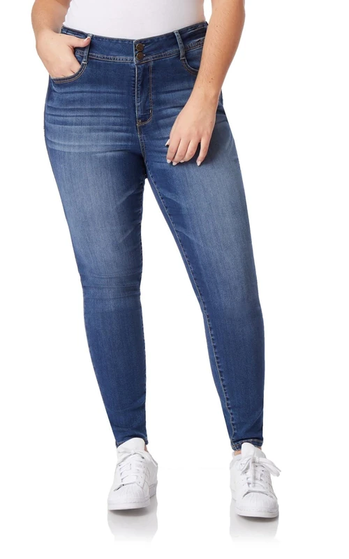 WallFlower Women's InstaSoft Ultra Fit Skinny Jeans, Hayden, 9