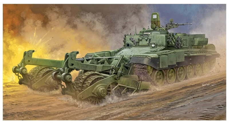 Trumpeter 1: 35 - Russian Bmr-3 Mine Clearing Vehicle