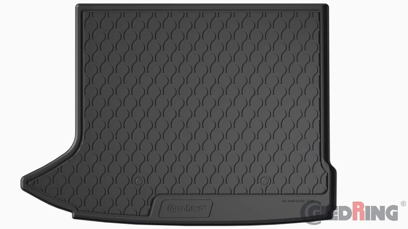 Gledring 1118 Rubbasol (Rubber) Trunk Mat 2011-(Upper Floor), Black