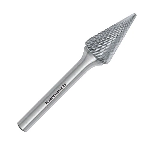 Karnasch 113092.055 16mm Cone Shape Uncoated Carbide Burr Extra Fine Cross Cut SKM