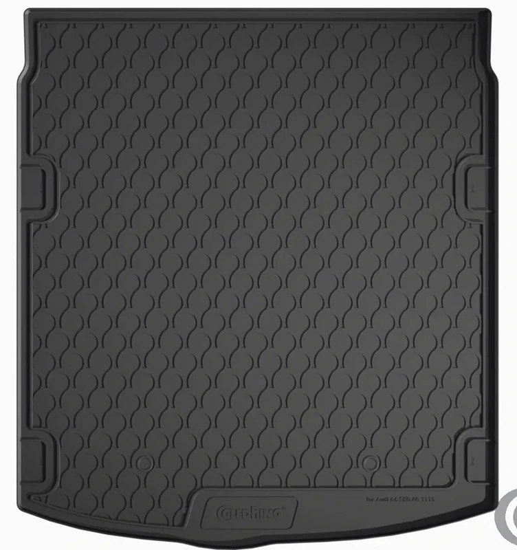 Gledring Rubbasol (Rubber) Boot Mat compatible with Audi A6 (4G) Sedan 2011-2018