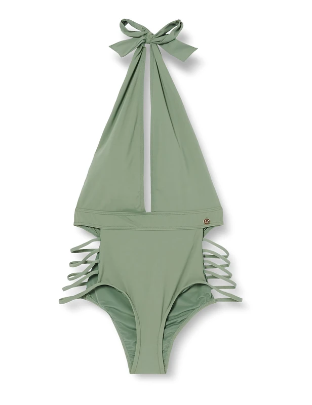 Sylvie Flirty Swimwear Women's Britta Monokini, Green (Adventure 3720), 12 (Manufacturer Size: 38C) - Image 1