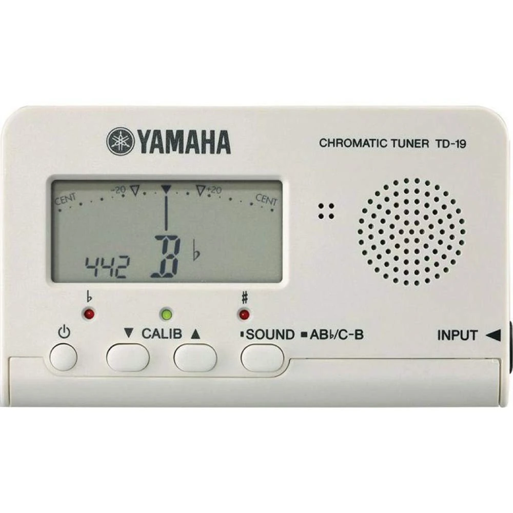 Yamaha TD-19WH Chromatic Tuner, White