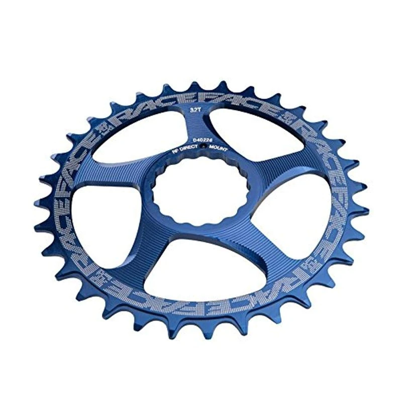 RaceFace CHAINRING 28T DIRECT MOUNT 10/12 Spd Blue - Image 1
