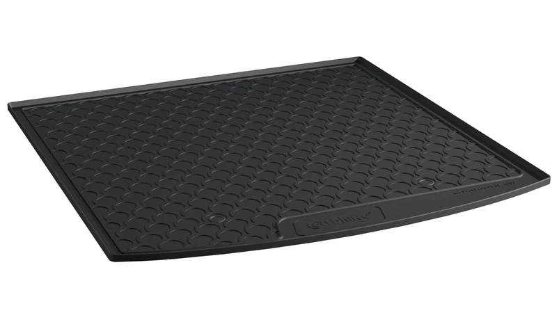 Gledring Rubbasol (Rubber) Trunk mat compatible with Seat Leon ST 5F 2013-2020 (Upper variable floor), Black