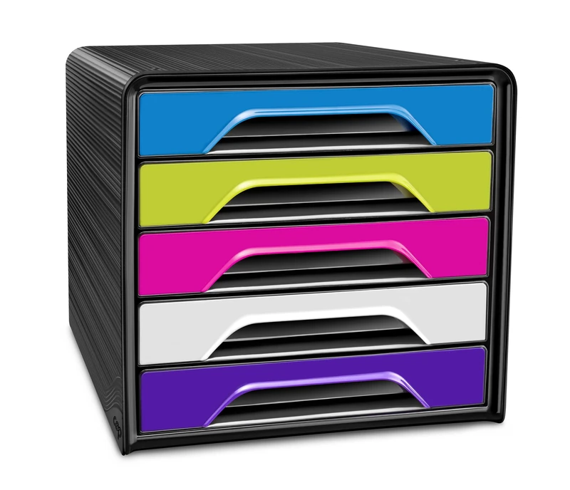 Smoove Desktop Module 5 Drawers