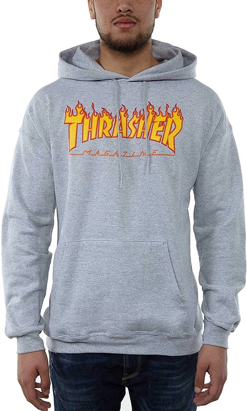 THRASHER TRUFLP05754, Men's Sweatshirt - Grey - M - Image 1