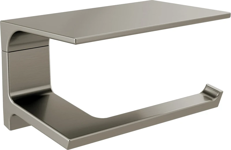 Delta 79956 Pivotal 7" Tissue Holder with Shelf, Brilliance Stainless