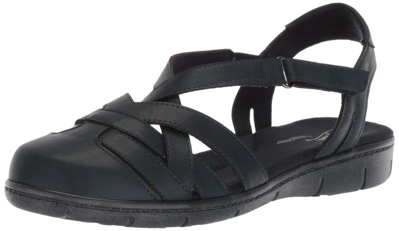 Easy Street Women's Garrett Flat Sandal, Navy, 4.5 UK - Image 1