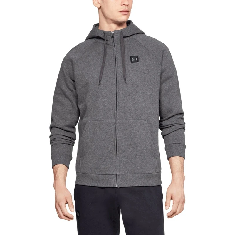 Under Armour Men Rival Fleece Fz Hoodie, Breathable Sweater Jacket for Men, Comfortable Loose-Fit Knitted Jacket