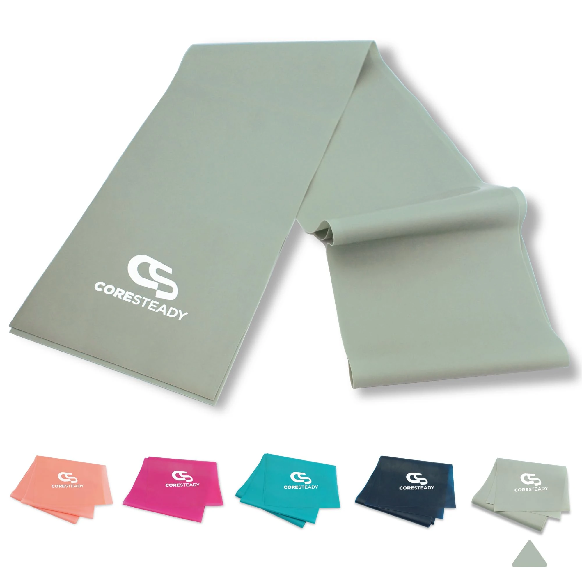 Coresteady Resistance Band For Men & Women - Exercise Band to Build Strength, Flexibility, Muscle & Tone - For Fitness, Stretching, Pilates, Physio & Yoga - With Exercise e-Guide