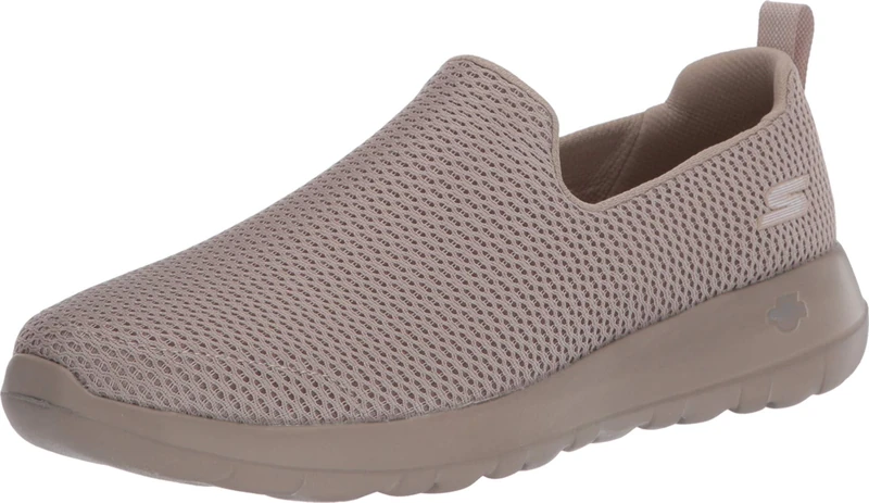 Skechers Mens Go Walk Trainer Max Comfort Memory Foam Lightweight Summer Shoe (UK11, Taupe)