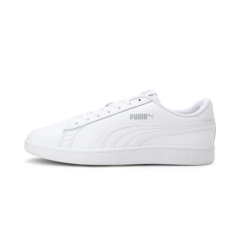 Puma Smash V2 L, Unisex Adults’ Low-Top Sneakers, White (Puma White-Puma 07), 10.5 UK (45 EU)