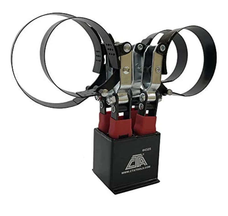 CTA Tools – 4325 Oil Filter Wrench Set with Stand – Passenger Vehicle Applications (4-Piece)