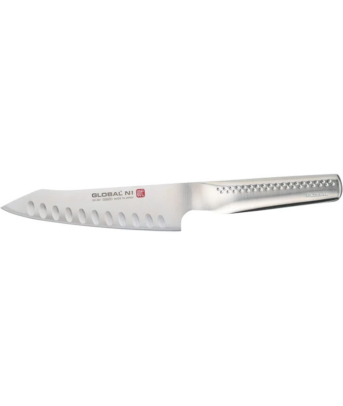Global NI GN-001 Fluted 16cm Oriental Cook's Knife