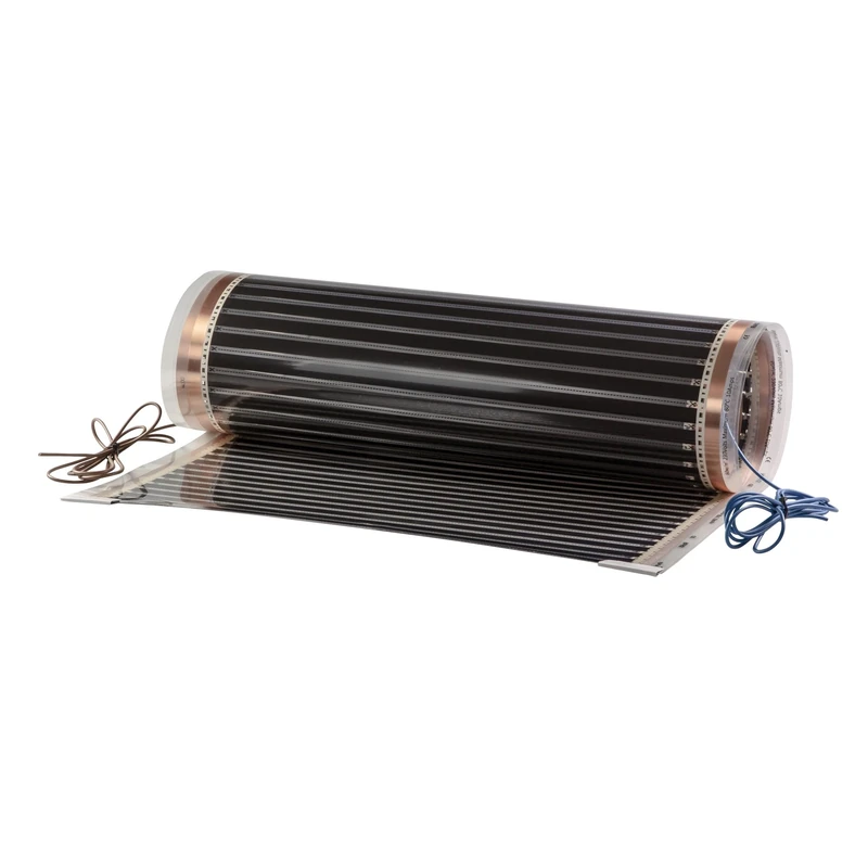 MATEC FGP-80/0, 5 x 10.0 m x Underfloor Heating Electric Infrared Heating Film, 400 W, 230 V, Black