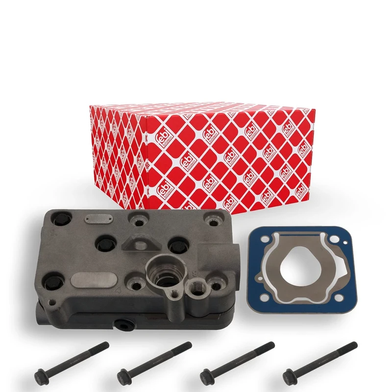 febi bilstein 48820 Cylinder Head for air compressor with valve plate, pack of one