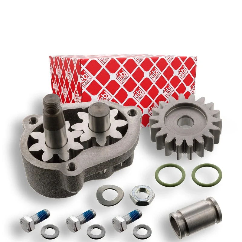 febi bilstein 46600 Oil Pump with drive wheel, pack of one - Image 1