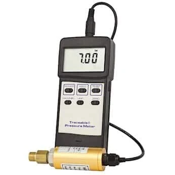 Traceable Pressure/Vacuum Gauge with Calibration; -14.7 to 29.0 psi