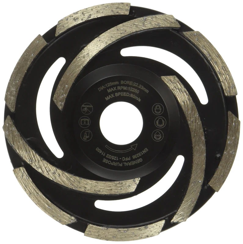 Spectrum Ultimate Fan Cup Grinding Disc - 125/22.23mm