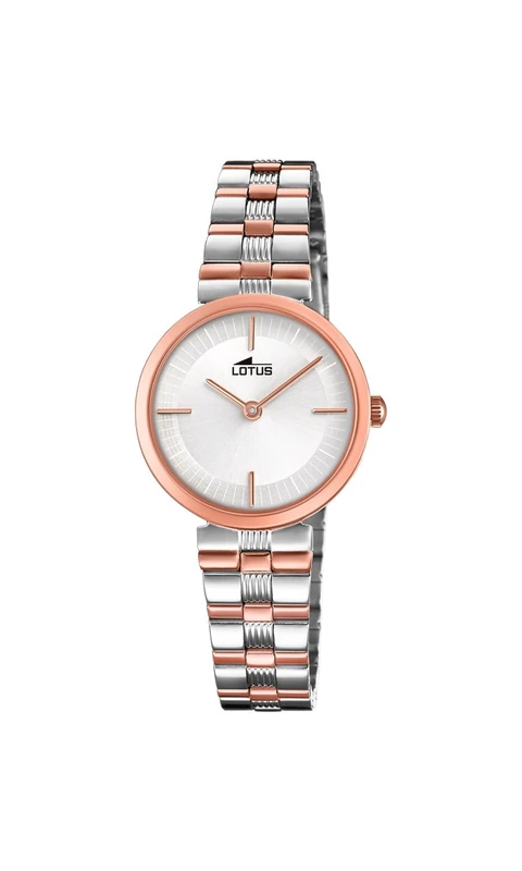 Lotus Watches Womens Analogue Classic Quartz Watch with Stainless Steel Strap 18542/2