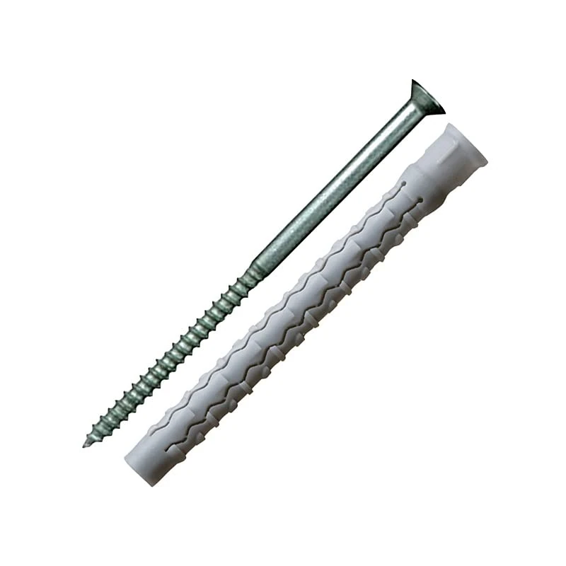 G-L08100-BC Box of 50 Long Expansion Nylon Dowels 8 x 100 mm + Countersunk Screws SCELL-IT - Image 1