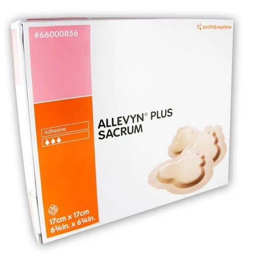 Allevyn Plus Adhesive Sacrum Sacral dressing (Pack of 10)