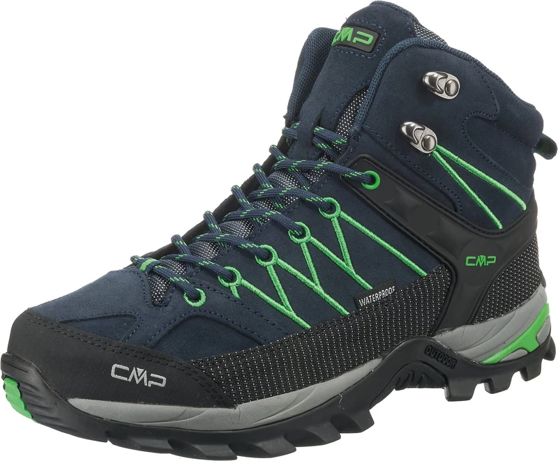 CMP Men's Rigel Mid Trekking Shoe Wp Trekking Shoes, Blue B Blue Gecko 51ak, 6.5 UK - Image 1