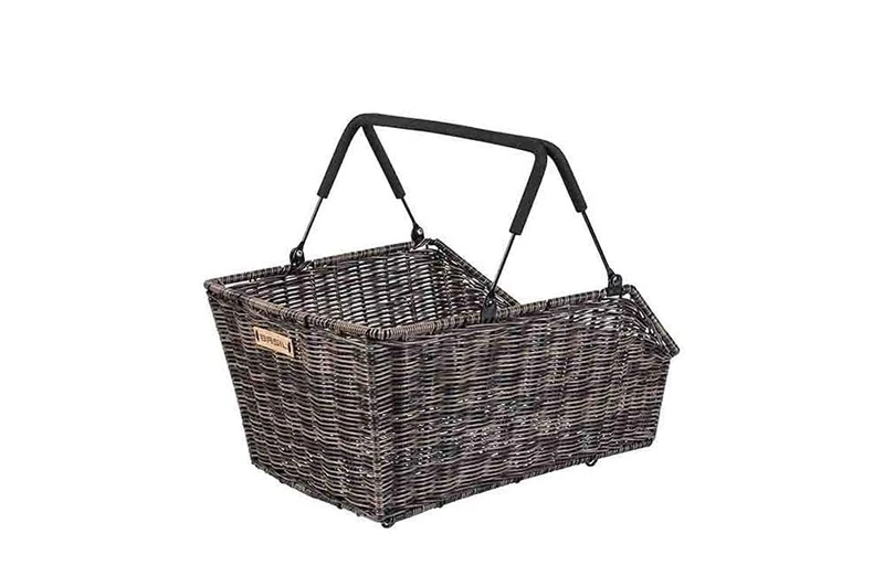 Basil Cento Rattan Look Mik 2.0 Rear Basket One Size