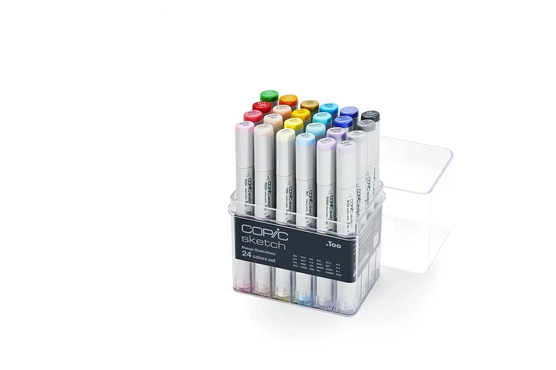 Copic Manga Illustration Copc Sketch Pieces, 24 Colors, No - Image 1