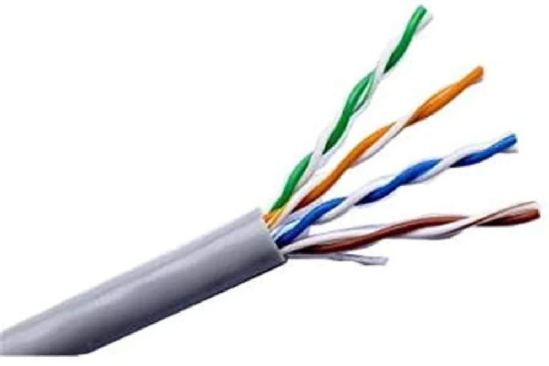 JANDEI - UTP Network Cable CAT5 CCA 8 Pairs Standard Tia/EIA 568 305 m PVC Sheath White, Metered (305 m - 1000 Foot)